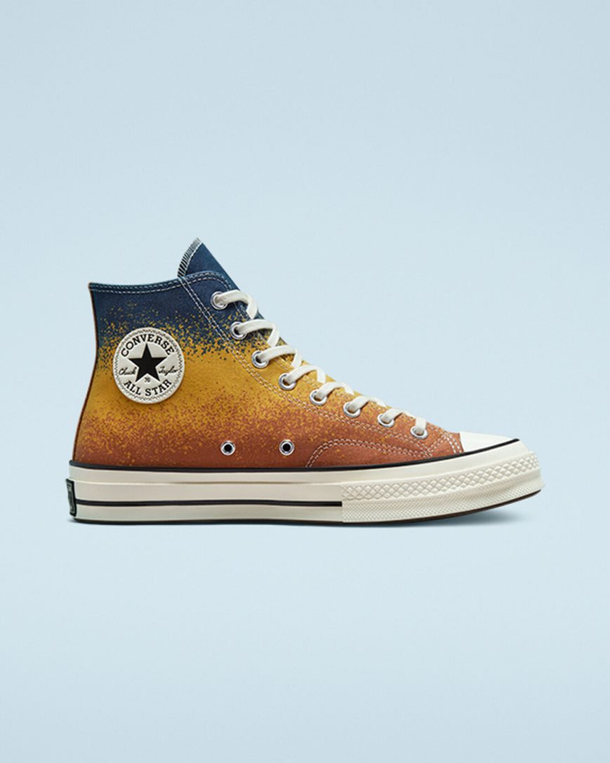 Tenisky Vysoke Converse Chuck 70 Scatter Dye Panske Zlate | SK BA11YP5